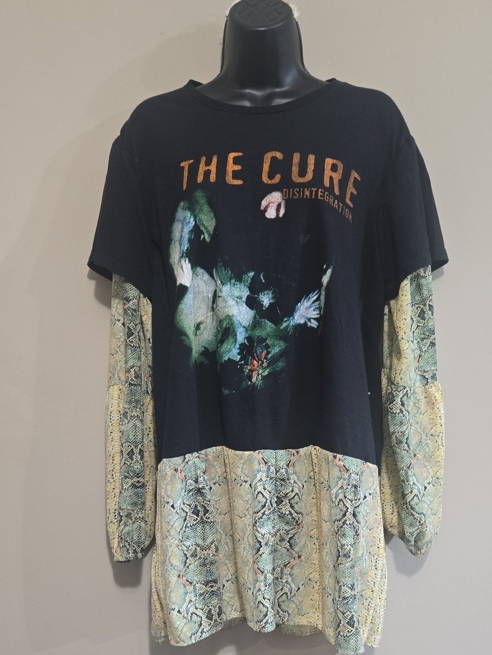 Upcycled Vintage Band T-shirt Dress